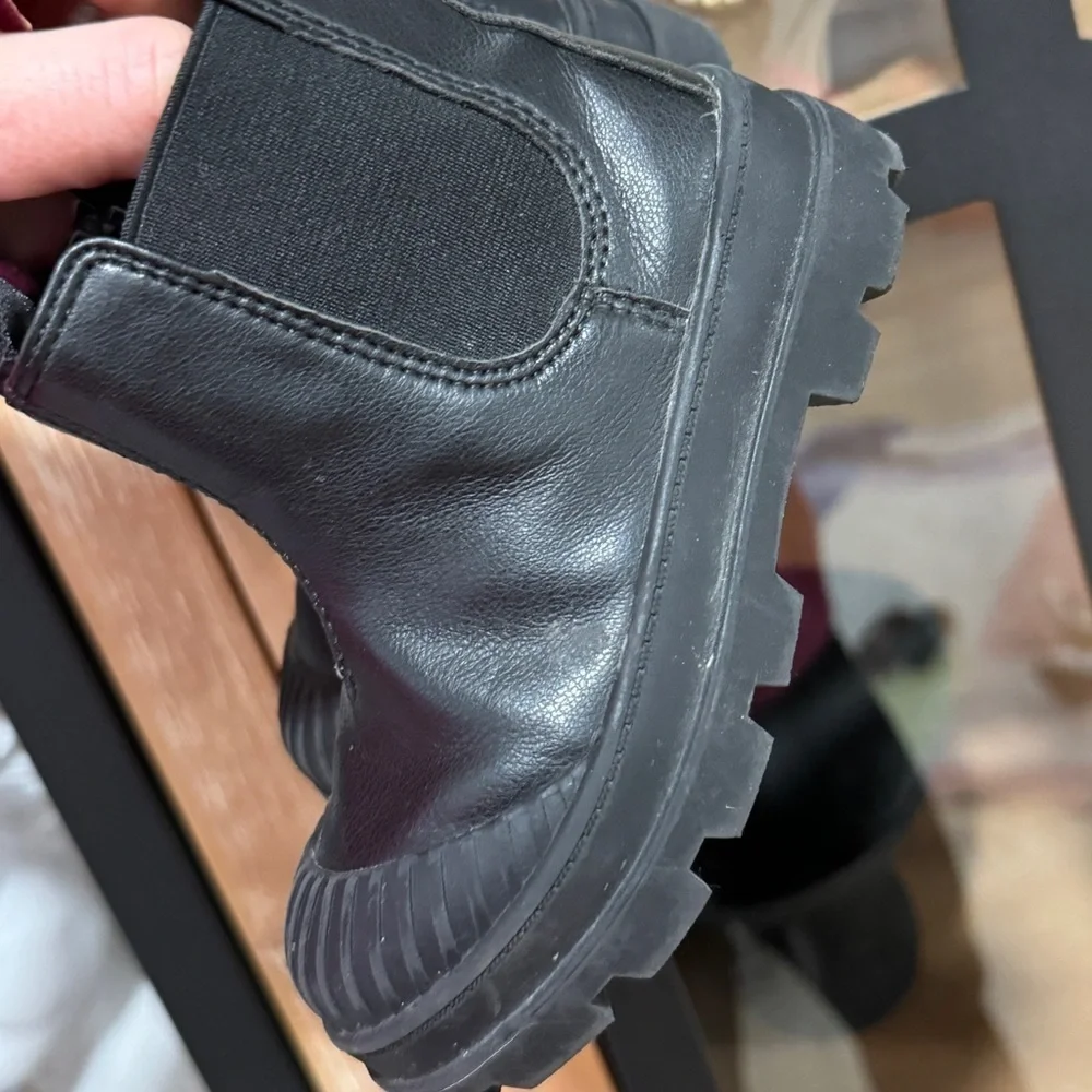 H&M kids chelsea boots doc marteens toddler baby girl ankle faux leather